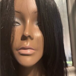 Sleek Black Hair Wig
